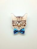 Boton Cat Geek -Pronta Entrega
