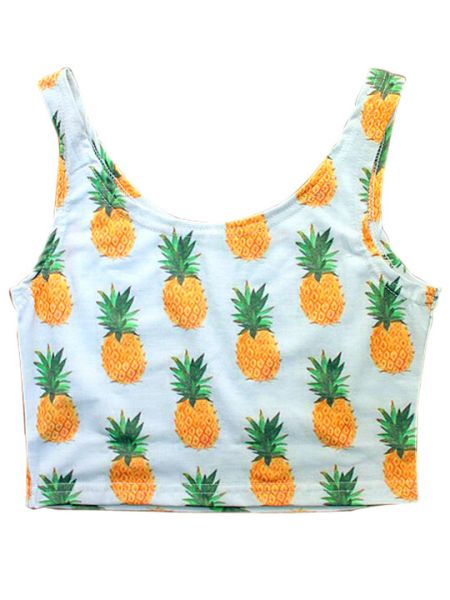 Crop Top Pineapple